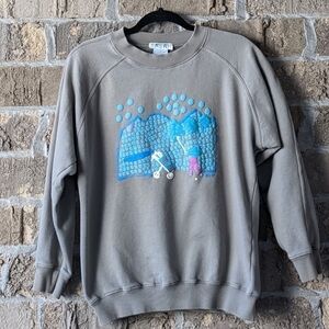 Vintage 1992 Segrets Golf Swing Taupe Sweatshirt